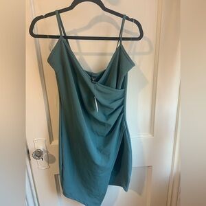 Windsor NWT Seafoam Blue Green Mini Party Semi Formal Dress Size Medium